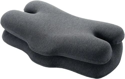 Vista 2 de Adjustable Firmness Cervical Pillow, Ergonomic Memory Foam,dark gray