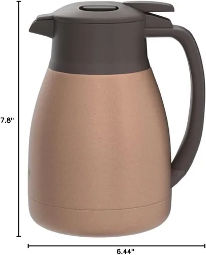 Vista 8 de Zojirushi SH-HC10NU - Jarra al vacío de acero inoxidable, 1 litro, cobre mate