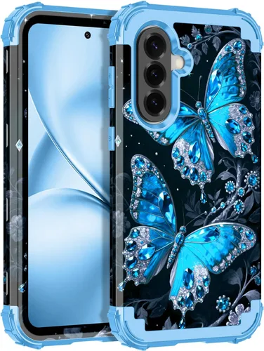 Vista 31 de LONTECT Funda para Galaxy S26 5G a prueba de golpes, 3 en 1, resistente y resistente, policarbonato duro+híbrida suave resistente de alto impacto