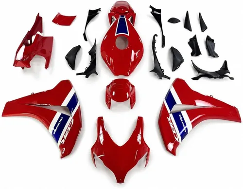 Vista 30 de US STOCK - Carenado blanco rojo naranja apto para Honda 2008-2011 CBR1000RR 006 Blanco Rojo Naranja