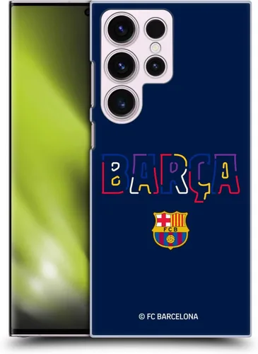 Vista 10 de Head Case Designs Funda rígida con licencia oficial del FC Barcelona Barca Crest Graphics compatible con Samsung Galaxy S23 Ultra 5G Escudo del Barca