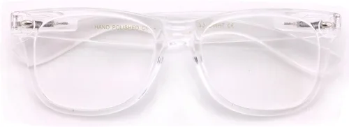 Vista 2 de Anteojos de lectura blancos/transparentes, cómodos, elegantes, para lectura, aumento Rx