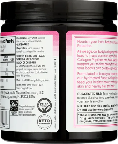 Vista 2 de Neocell Super Colágeno Polvo A 6,600 mg Colágeno Tipos 1 y 3 - Sin Sabor - 7 Onzas