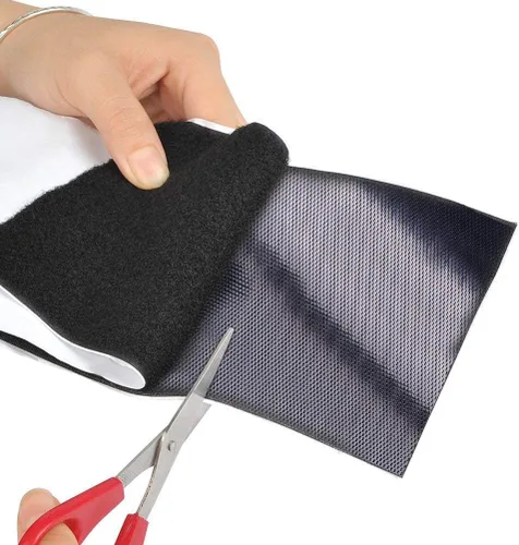 Vista 7 de STAY GENT Tiras con cinta autoadhesiva de gancho y bucle, cierre de tela de nailon para cojines de sofá, pedal de guitarra, gestión de cables