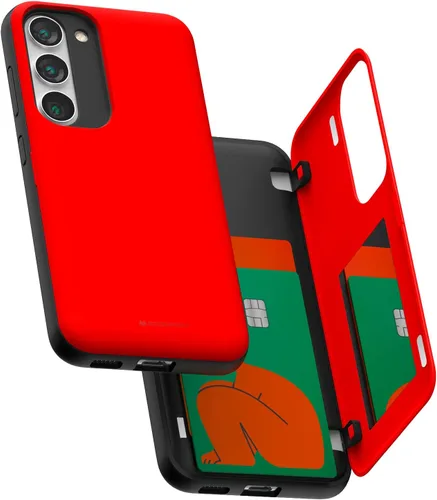 Vista 108 de GOOSPERY Funda tipo cartera para Samsung Galaxy S22 Ultra, [tarjetero] parachoques magnético de puerta con cierre automático, cubierta protectora