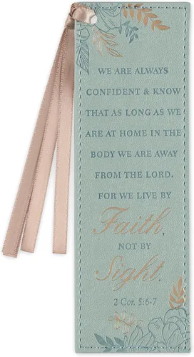 Vista 38 de Christian Art Gifts - Marcapáginas premium de piel sintética vegana con escritura bíblica para mujeres: Cuando ella habla - Proverbios 31:26, Marrón