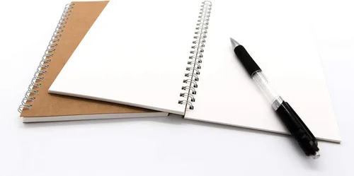 Vista 5 de DSTELIN Cuaderno de espiral en blanco, paquete de 6, tapa suave, cuaderno de bocetos, 100 páginas/50 hojas, 7.5 pulgadas x 5.1 pulgadas, 100 GSM