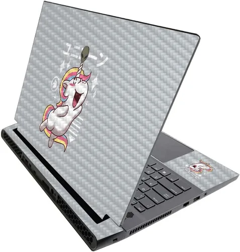Vista 640 de MightySkins - Skin brillante con purpurina para Alienware M17 R3 (2020) y M17 R4 (2021) - Diversión de los años 90 Acabado duradero con purpurina
