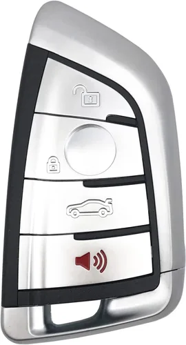 Vista 7 de Horande Funda de repuesto para llavero de 4 botones para BMW X1 X2 X3 X5 X6 M5 M6 M40i X5M 1 2 5 6 7 Series 530i 320 325I - Carcasa para llavero
