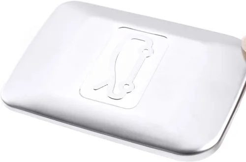 Vista 5 de YIWANG Cubierta de panel de interruptor de capó cromada ABS para Land Rover Range Rover Evoque L551 2019 2020 accesorio