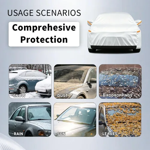 Vista 21 de GUNHYI - Funda para automóvil SUV de 7 capas, ajuste personalizado para BMW X1 (2010-2025), impermeable para todo tipo de clima, resistente