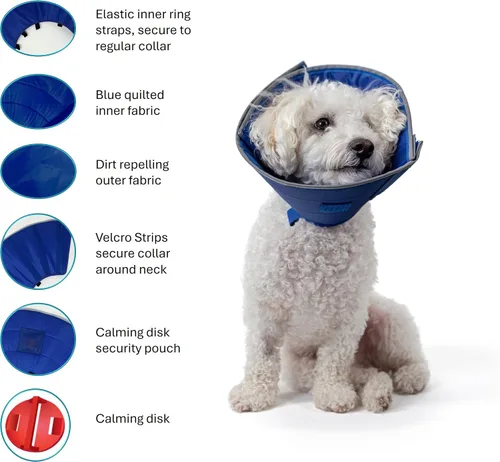 Vista 4 de Calm Paws Collar para el cuidado del perro con calmante (XS)