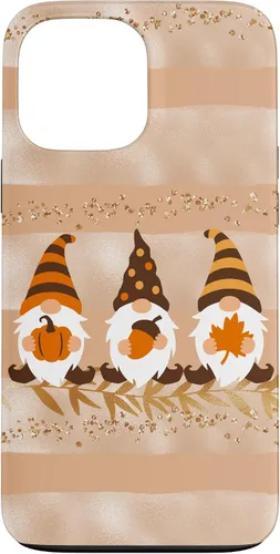 Vista 24 de Fall Autumn Gnomes Phone Case Modern Pastel Cute Beige Case for iPhone 17