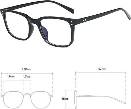 Vista 2 de Jcerki Gafas unisex miopía distancia miopía