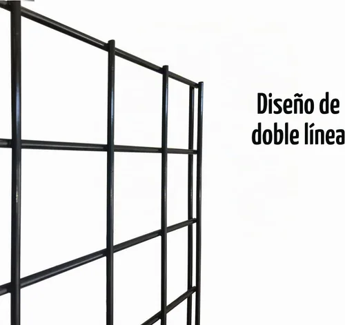 Vista 5 de Paneles de rejilla de grado comercial – Panel de rejilla resistente para cualquier exhibición minorista, 2 pies de ancho x 6 pies de alto, 4 paneles