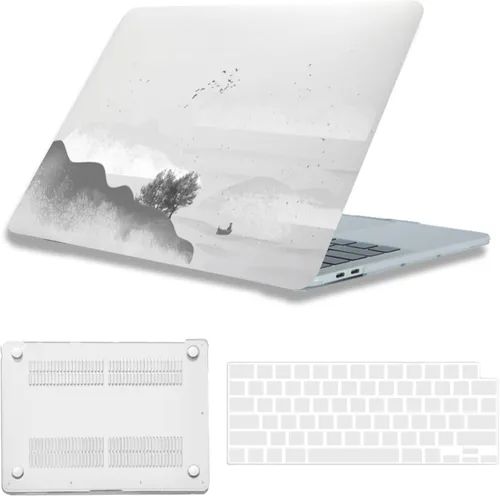 Vista 112 de Funda compatible con MacBook Air de 15" M5 M4 M3 M2 2023-2026 Negro (Black Lace)