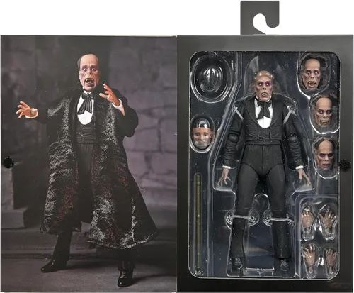 Vista 4 de NECA - Fantasma de la Ópera (1925) - Figura de acción a escala de 7" - Ultimate El fantasma de la ópera (color)
