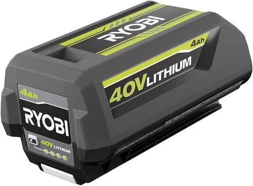 Vista 2 de RYOBI Batería de iones de litio de 40 voltios y cargador rápido de 4.0 Ah