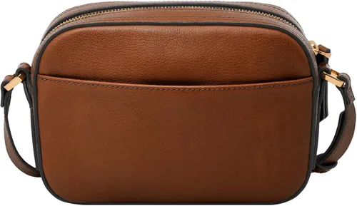 Vista 3 de Fossil Liza Eco - Bolso bandolera de piel para mujer, Multi rayas neutrales