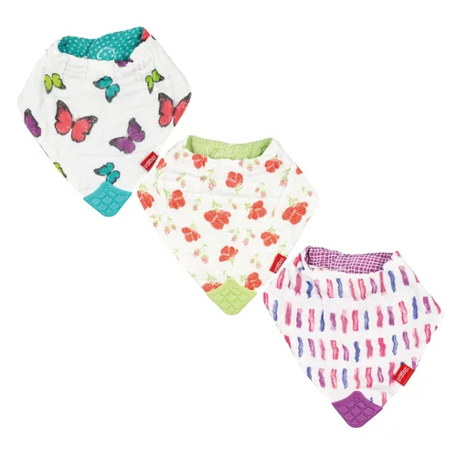Vista 10 de Nuby Funda de lactancia 5 en 1 con babero de dentición de más de 3 meses, gris