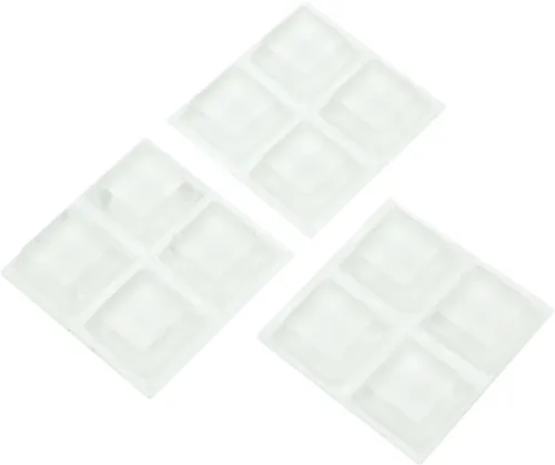 Vista 7 de Shepherd Hardware 9563 SurfaceGard - Almohadillas adhesivas blancas para parachoques de 3/4 pulgadas, paquete de 12