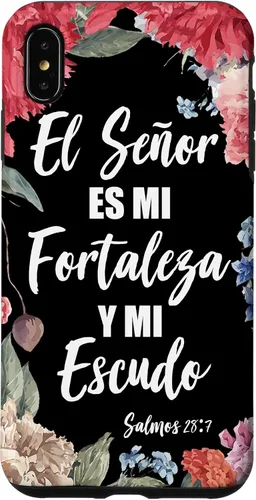 Vista 11 de El Señor ES Mi Fortaleza - Funda con versículo bíblico cristiano español para iPhone 17