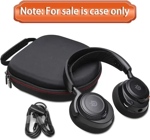Vista 8 de LTGEM - Funda compatible con auriculares inalámbricos SteelSeries Arctis Nova 7X / 7 para juegos multiplataforma