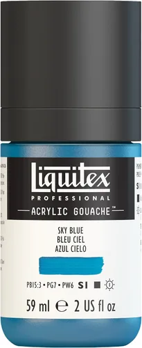 Vista 23 de Liquitex - Gouache acrílico profesional, botella de 2 onzas (59 ml), verde aguamarina brillante