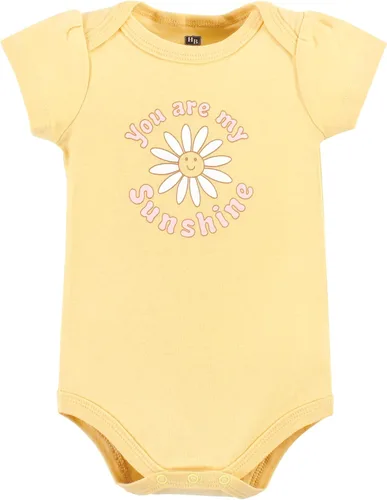 Vista 267 de Hudson Baby baby-girls Cotton Bodysuits 3-pack
