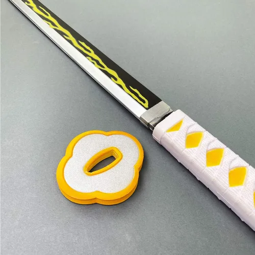 Vista 5 de Fantasy Slayer - Espada de espuma para iluminación, réplica, accesorios de katana, para colecciones, regalos, cosplay para programas de anime