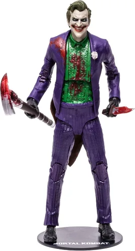 Vista 4 de McFarlane Toys Mortal Kombat The Joker - Figura de acción de 7 pulgadas con accesorios