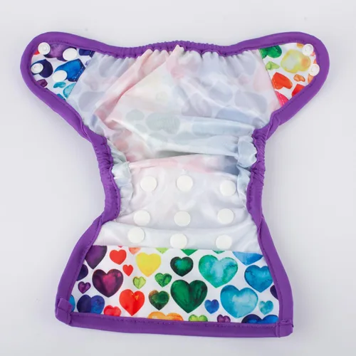 Vista 3 de Funda para pañales para bebé recién nacido, 4.4 libras a 10 libras Oído colorido