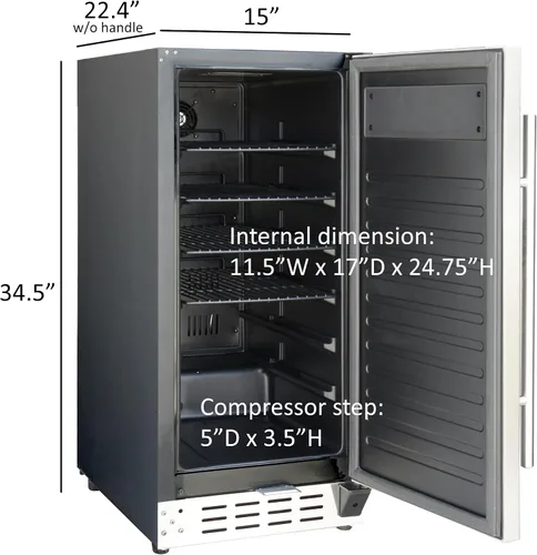 Vista 6 de SPT BF-314UA Contador de acero inoxidable Froster de cerveza (grado comercial)