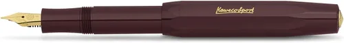 Vista 13 de Kaweco Sport Classic Fountain pluma color negro, con plumín medio.