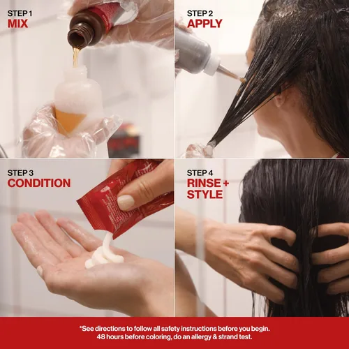 Vista 12 de Revlon ColorSilk with Bond Repair Complex, color permanente para el cabello rubio, cobertura 100 % de las canas, tinte para el cabello sin amoníaco
