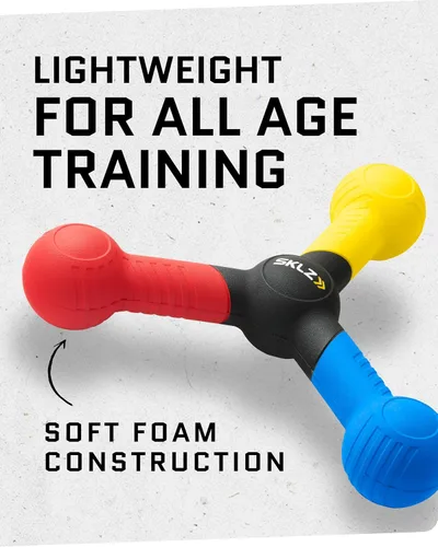 Vista 7 de SKLZ Unisex Adult New Version Reactive Catch, Blue/Yellow/Red, One Size US
