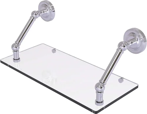 Vista 24 de Allied Brass PR-1/22-ORB Pr - Estante de vidrio con bordes biselados de 1 pulgada, 22 pulgadas, bronce aceitado