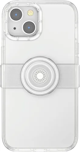 Vista 3 de PopSockets Funda para iPhone 13 con MagSafe, compatible con carga inalámbrica, transparente - iPhone 13 transparente
