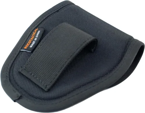 Vista 5 de ROCOTACTICAL Funda de una sola esposa con cierre oculto para cinturón de trabajo, soporte moldeado para esposas