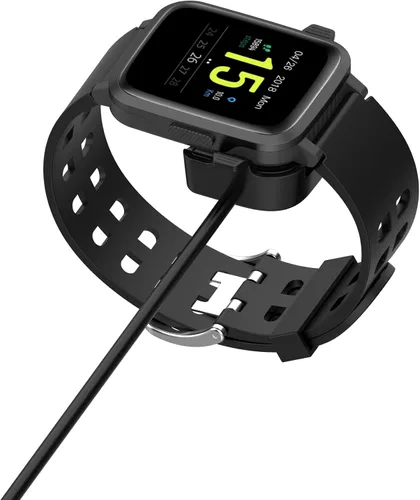 Vista 4 de Cables de cargador para reloj inteligente compatibles con Yamay SW020/Willful ID205 Smart Watch, cargador de repuesto de cable de carga USB de 39.4