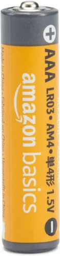 Vista 2 de Amazon Basics 8 Pack AAA Baterías alcalinas de alto rendimiento, vida útil de 10 años, paquete de valor fácil de abrir