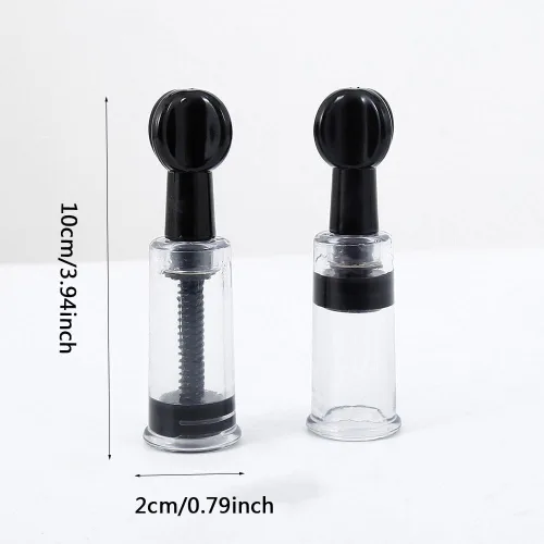 Vista 3 de Corrector de pezones para pezones planos o invertidos, ventosas de silicona reutilizables para apoyo a la lactancia materna