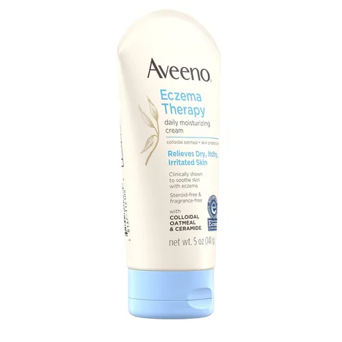 Vista 3 de Aveeno Crema hidratante para terapia de eccema, 5 onzas