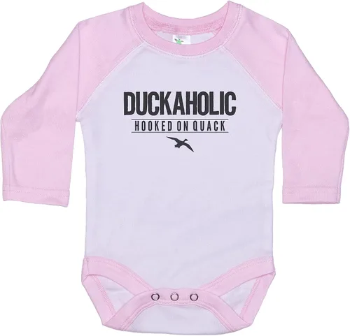 Vista 6 de Mono de caza de patos/Duckaholic/Body súper suave/traje de ave acuática para bebé/diseño sublimado Gris L