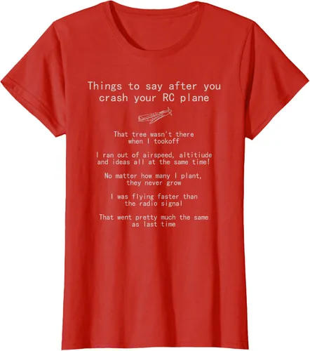 Vista 73 de Cosas que decir cuando te estrellas con tu camiseta RC Plane hobby