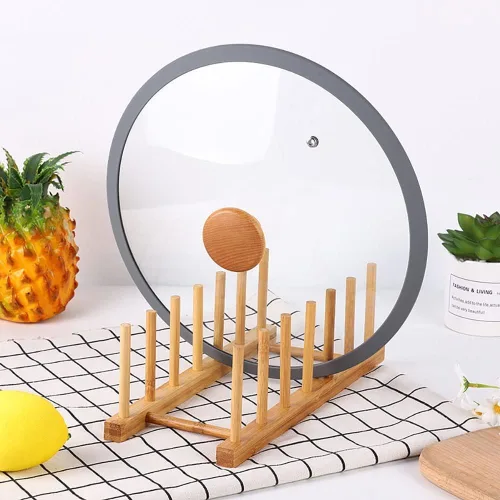 Vista 5 de Tapa de vidrio templado de 10 pulgadas para sartenes, sartén, cubierta universal para olla o olla instantánea, 9.6 pulgadas, transparente