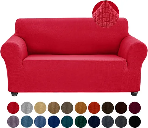 Vista 57 de Joccun Funda Elástica para Silla Sofá, Funda de Sofá de 1 Pieza Tela Jacquard de Spandex con Parte Inferior Elástica, Protector de Muebles Lavable