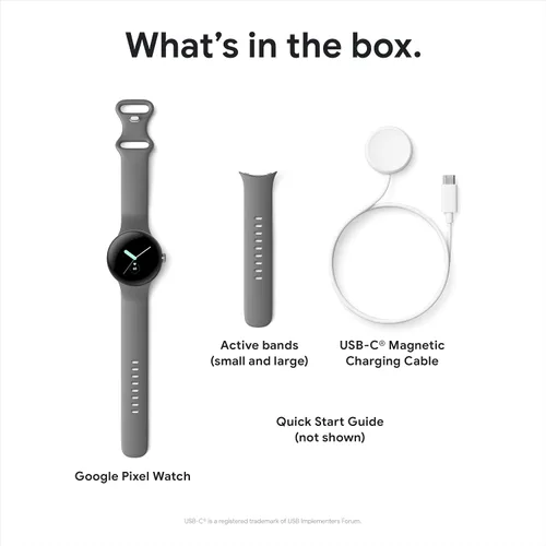 Vista 12 de Google Pixel Watch 1ª generación (modelo anterior) – Reloj inteligente Android con seguimiento de actividad Fitbit – Reloj de seguimiento
