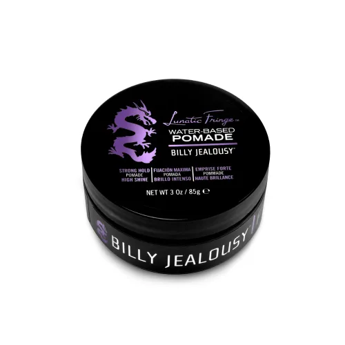 Vista 10 de Billy Jealousy Lunatic Fringe Pomada a base de agua para hombres, fijación fuerte, alto brillo, soluble en agua y producto para cabello vegano