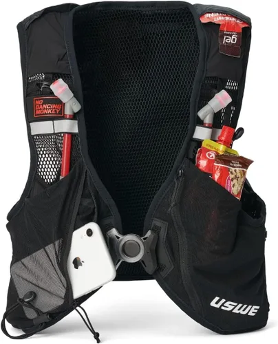 Vista 8 de USWE Pace - Mochila de hidratación para correr con 2 x 16.9 fl oz UltraFlask, mochila para hombre y mujer